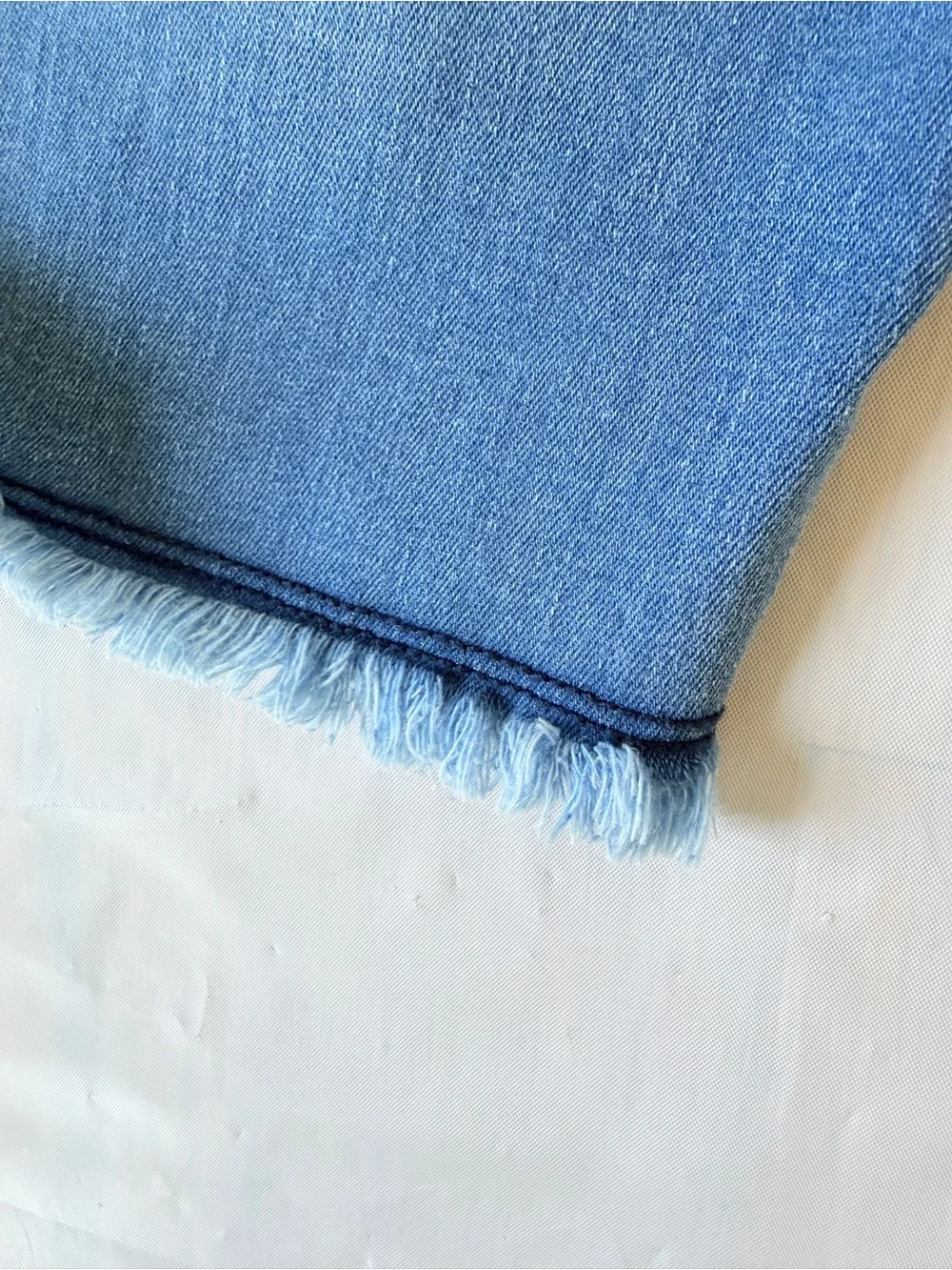 Freddy WRUP Denim High Waisted 3 Button Biker Shorts Light Blue Blue size 4 nWOT